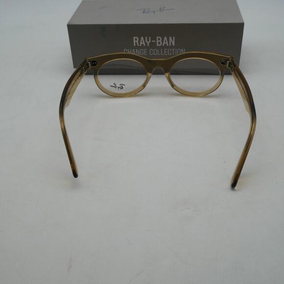 NEW Ray-Ban Wayfarer Oval Photo Waves Brown Color Reactive Eyeglasses Frames - Picture 7 of 11